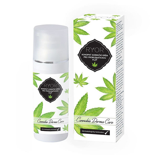 Konopný korekční krém na problematickou pleť Cannabis Derma Care 50 ml