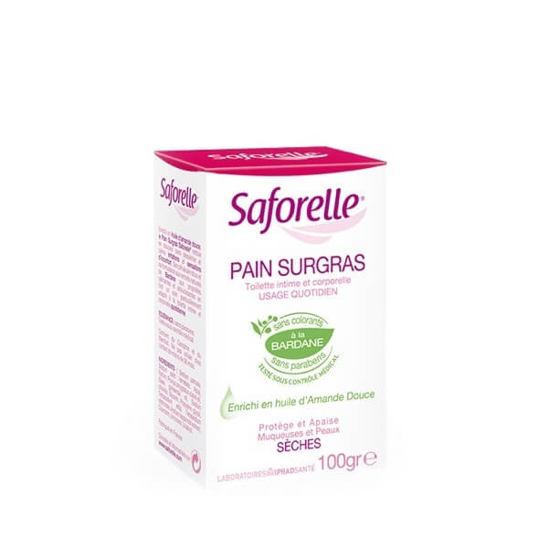 Saforelle Tuhé hydratační mýdlo na intimní hygienu 100 g