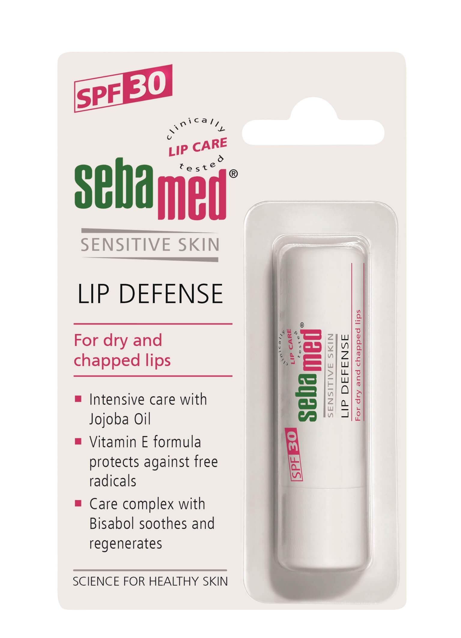 Sebamed Balzam na pery s UV filtrom Classic(Lip Defense) 4,7 g + 2 mesiace na vrátenie tovaru