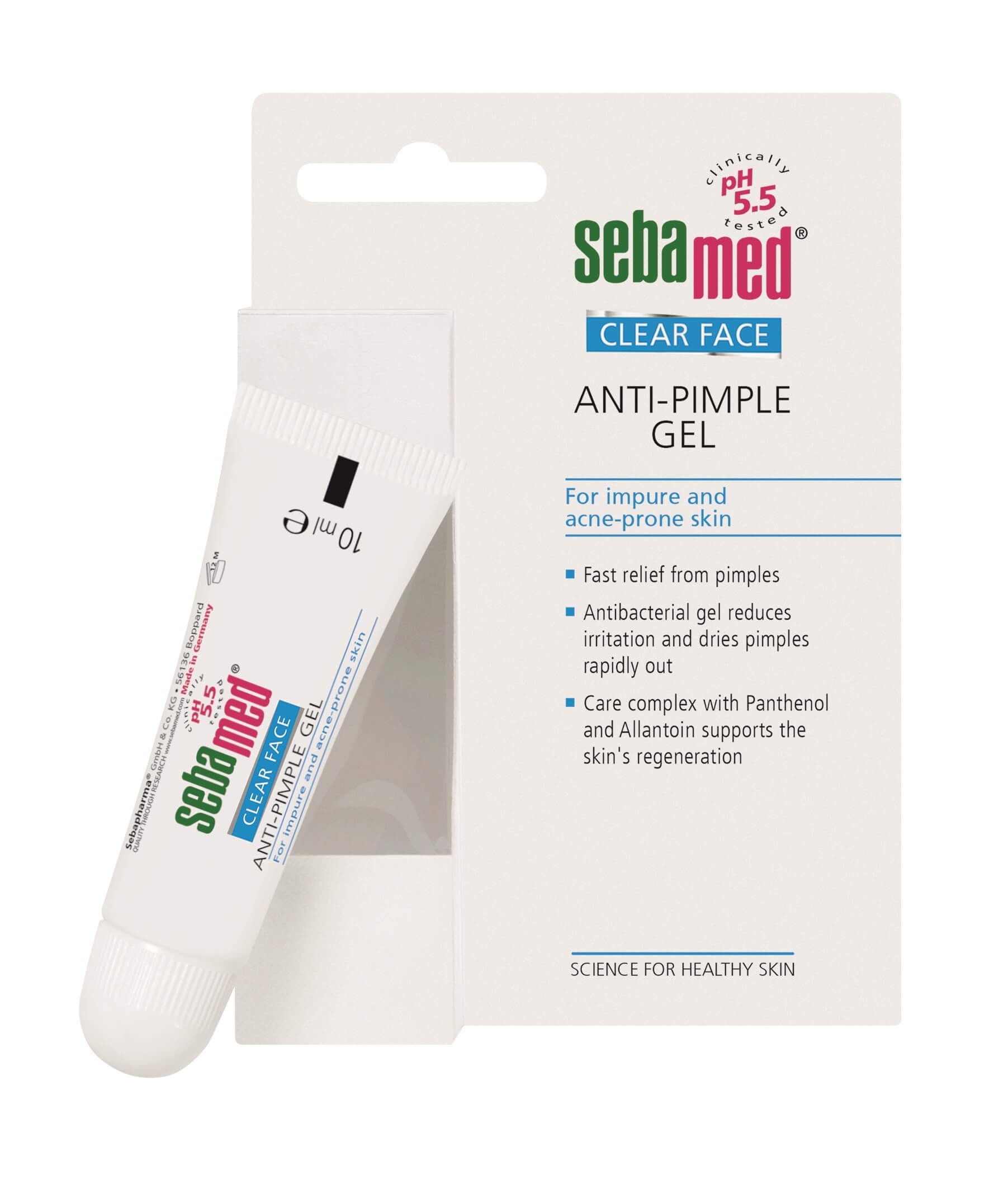 Zobrazit detail výrobku Sebamed Gel na lokální ošetření akné Clear Face (Anti Pimple Gel) 10 ml