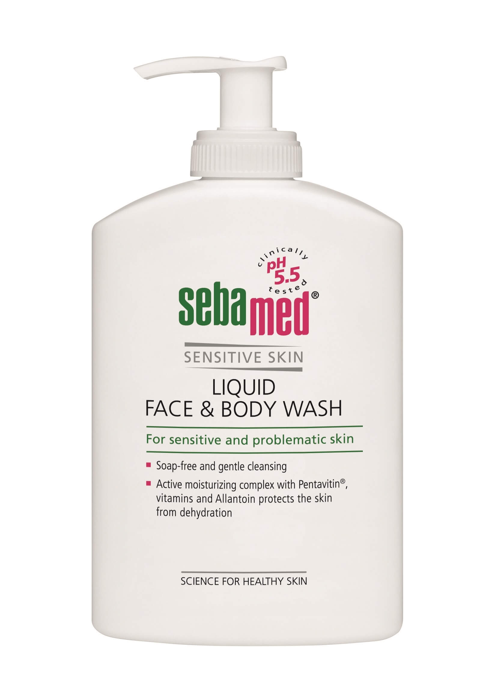 Zobrazit detail výrobku Sebamed Jemná mycí emulze na obličej a tělo s pumpičkou Classic (Liquid Face & Body Wash) 400 ml