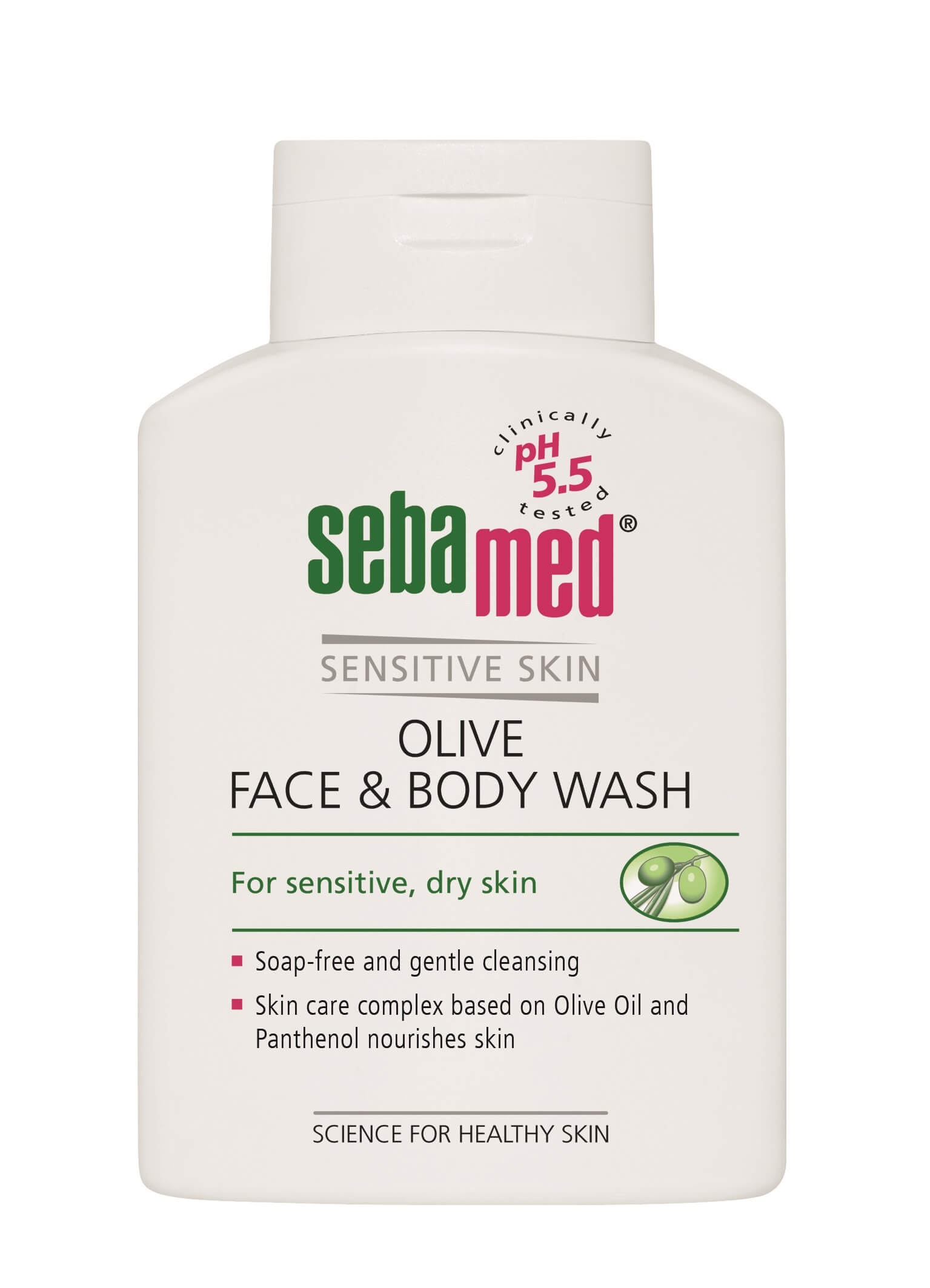 Sebamed Mycí emulze s olivovým olejem na obličej a tělo Classic (Olive Face & Body Wash) 200 ml