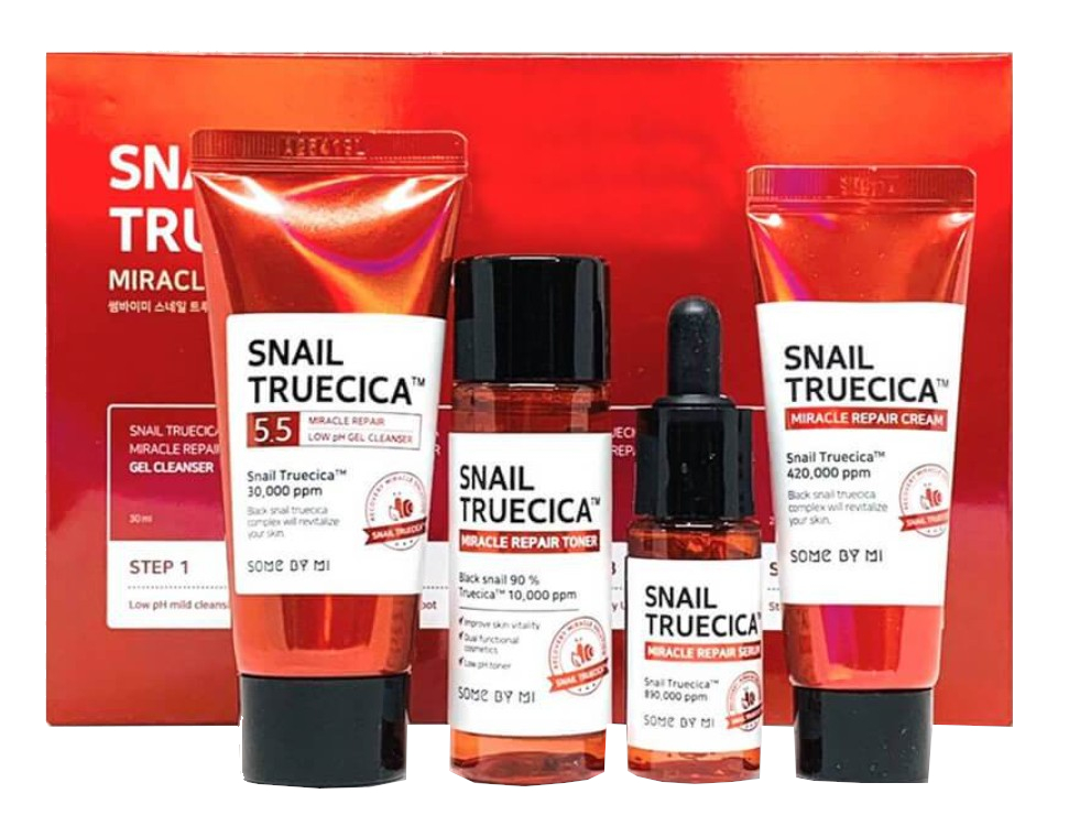 Some By Mi Dárková sada pleťové péče proti pigmentovým skvrnám Snail Truecica