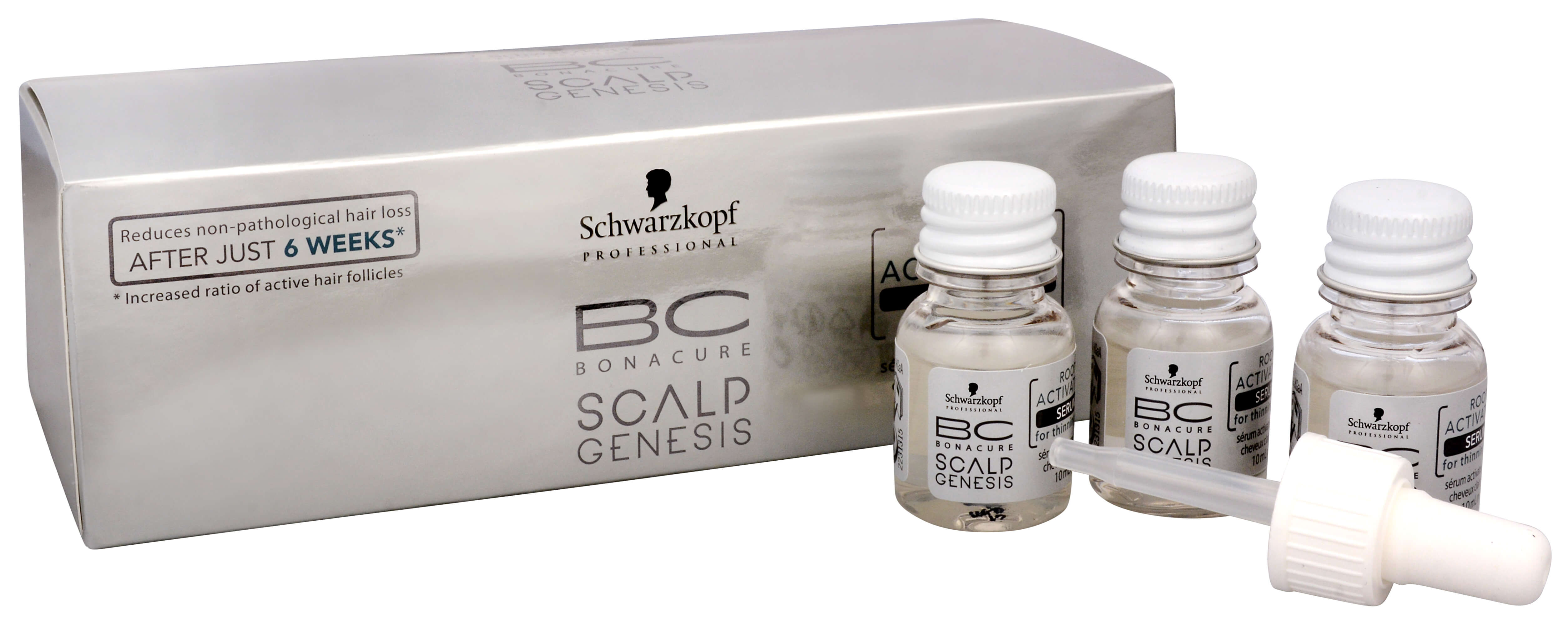 Schwarzkopf Professional Aktivační sérum pro podporu růstu vlasů BC Bonacure Scalp Genesis (Root Activating Serum For Thinning Hair) 7 x 10 ml