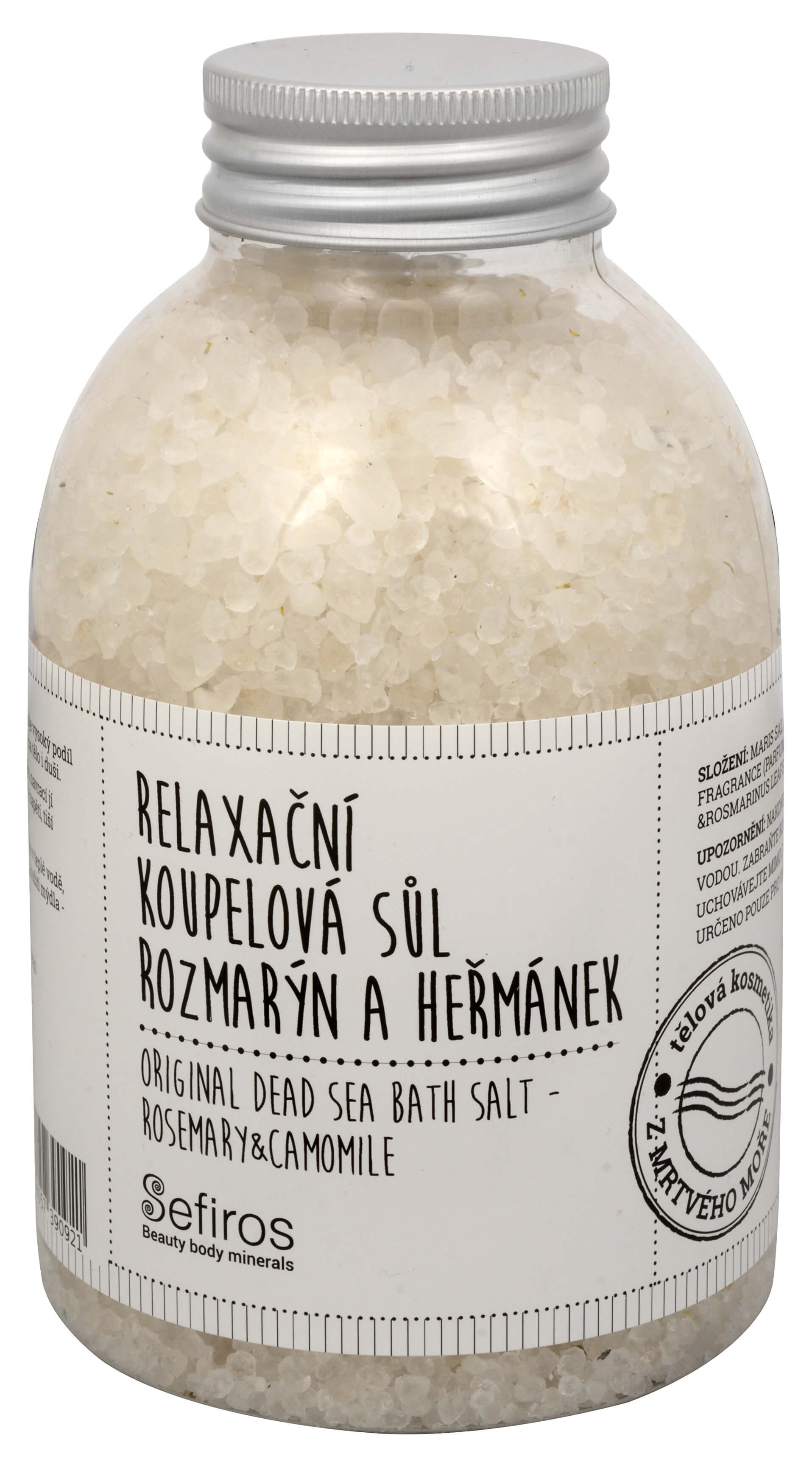 Sefiross Relaxační koupelová sůl Rozmarýn a heřmánek (Original Dead Sea Bath Salt) 500 g