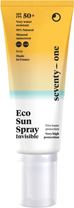Levně SeventyOne Neviditelný opalovací sprej SPF 50+ (Invisible Sun Spray) 100 ml