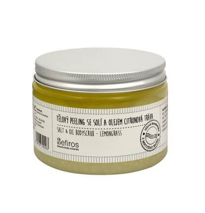 Sefiross Tělový peeling se solí a olejem Citronová tráva (Salt & Oil Bodyscrub) 300 ml