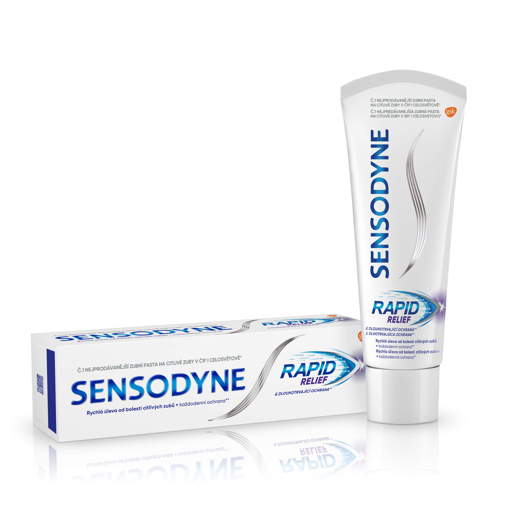 Sensodyne Zubná pasta rýchla úľava Rapid 75 ml + 2 mesiace na vrátenie tovaru