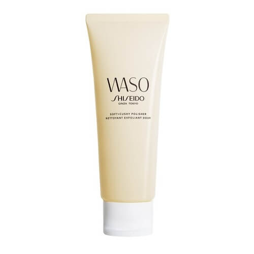 Shiseido Jemný pleťový peeling se sojovým výtažkem Waso (Soft + Cushy Polisher) 75 ml