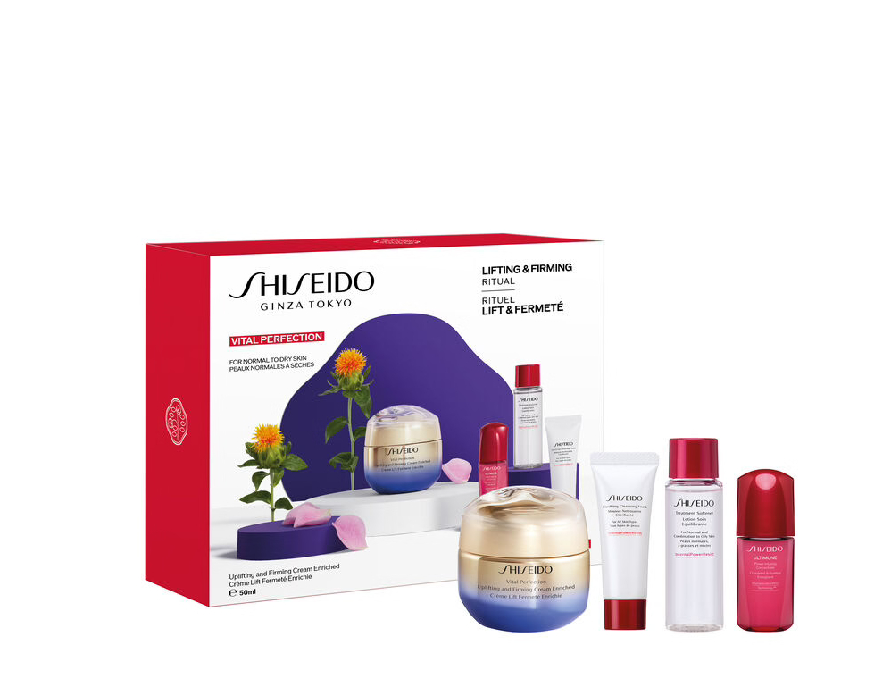 Shiseido Darčeková sada starostlivosti pre normálnu až suchú pleť Vital Perfection Enriched Value Set