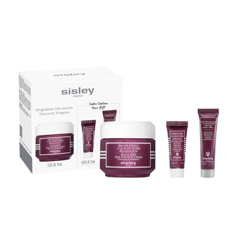 Levně Sisley Dárková sada Black Rose Skin Infusion Cream Discovery Program Set