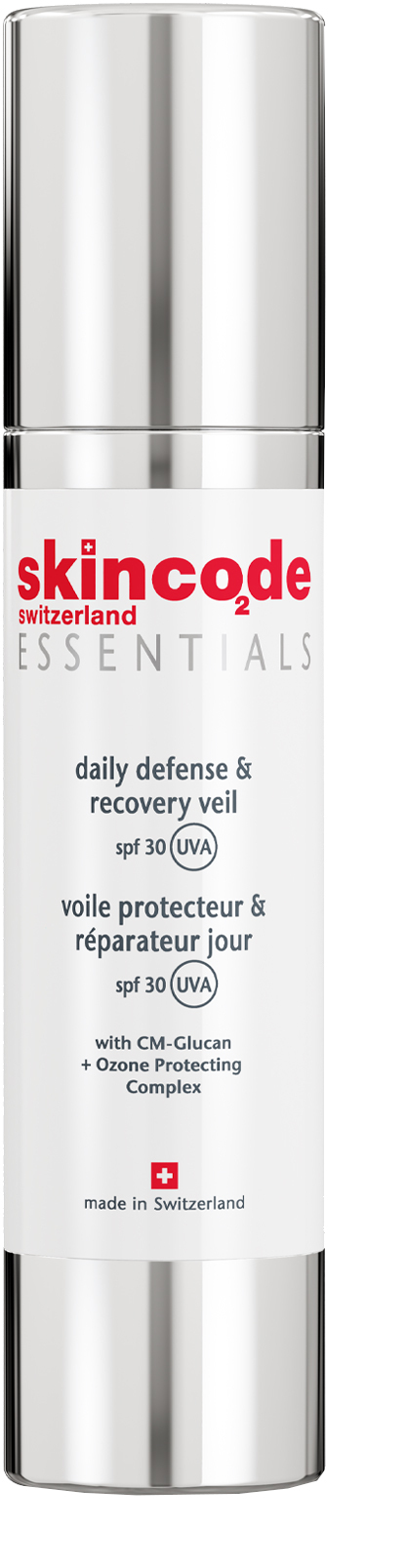 Skincode Denný hydratačný pleťový krém SPF 30 Essentials (Daily Defense & Recovery Veil) 50 ml