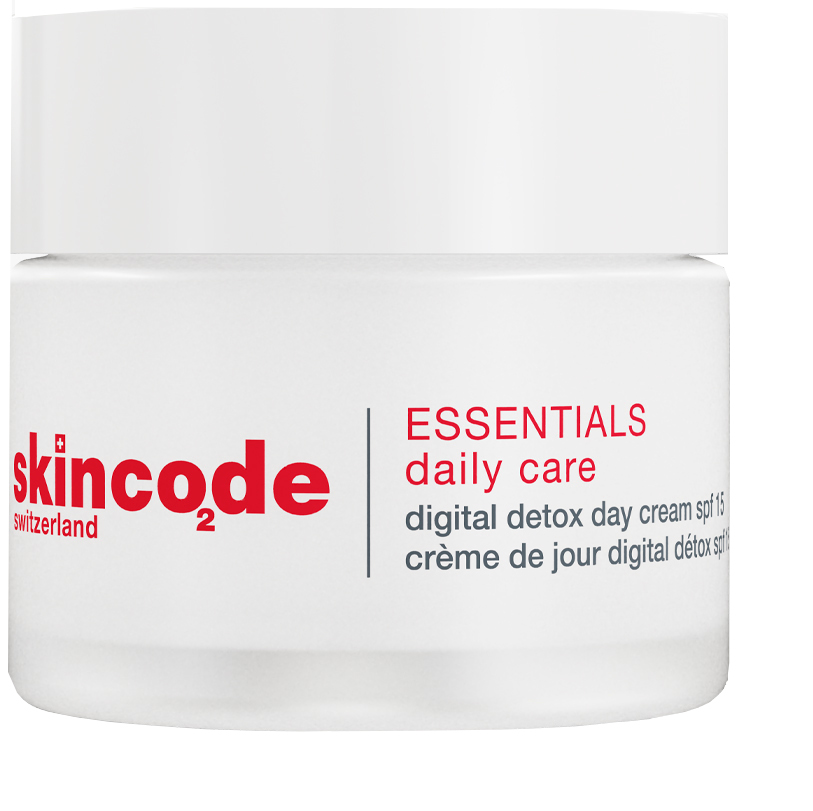 Skincode Denní pleťový krém SPF 15 Essentials (Digital Detox Day Cream) 50 ml