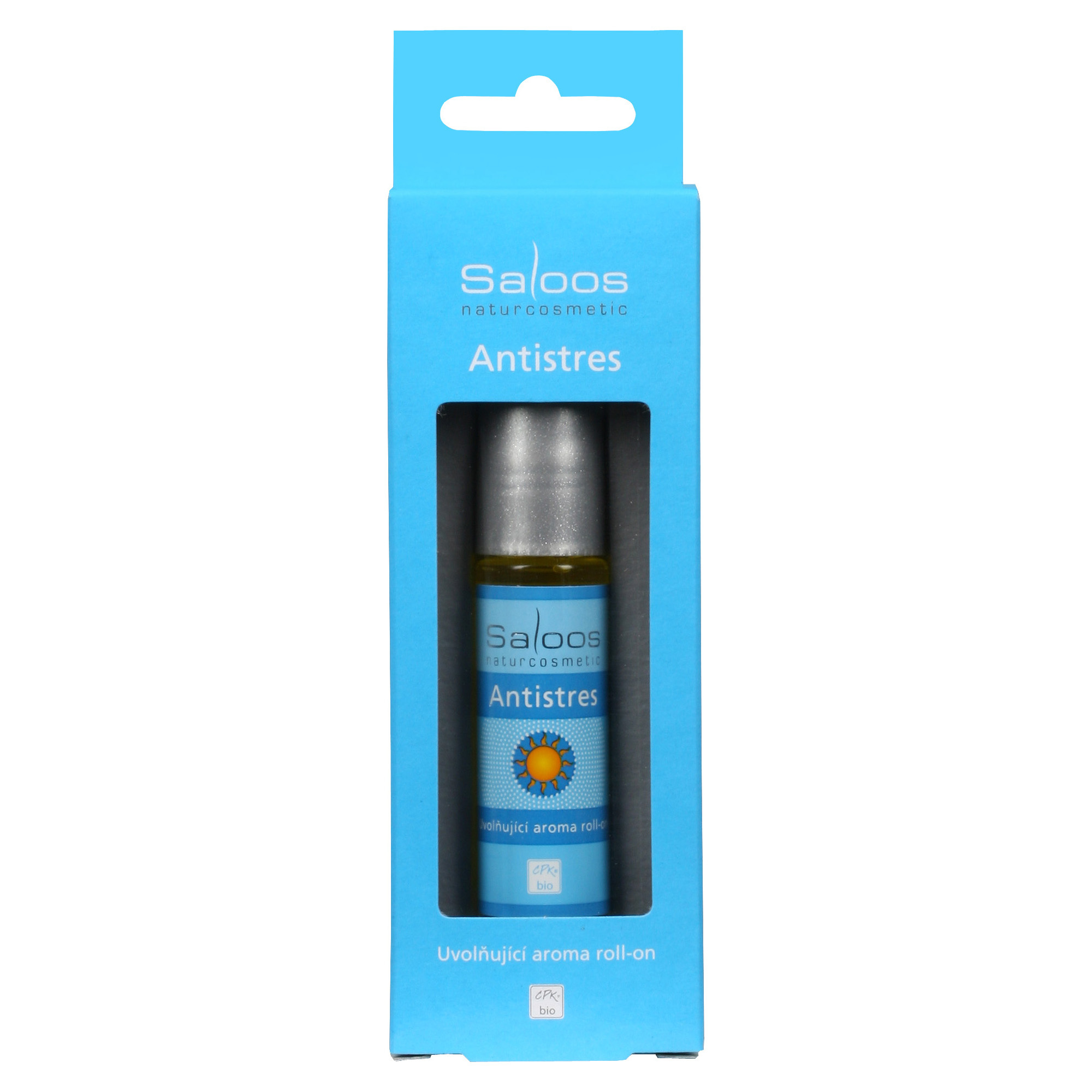 Saloos Uvoľňujúca aróma roll-on Antistres 9 ml