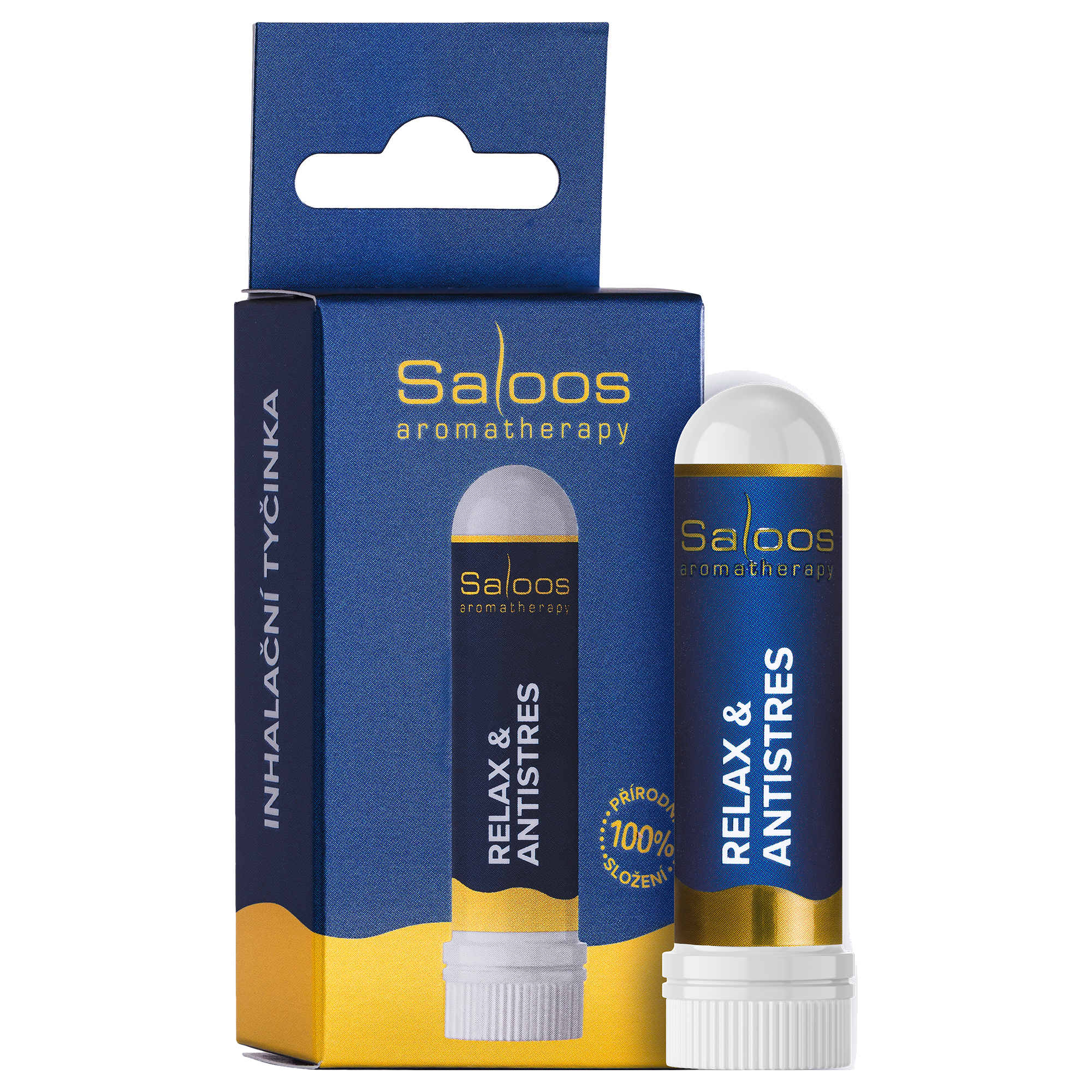 Saloos Inhalačná tyčinka Relax & Antistres