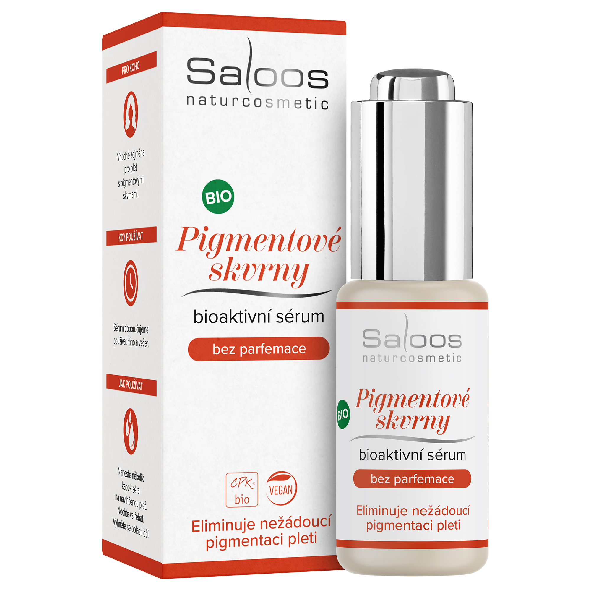 Saloos Bioaktívne sérum na pigmentové škvrny 20 ml