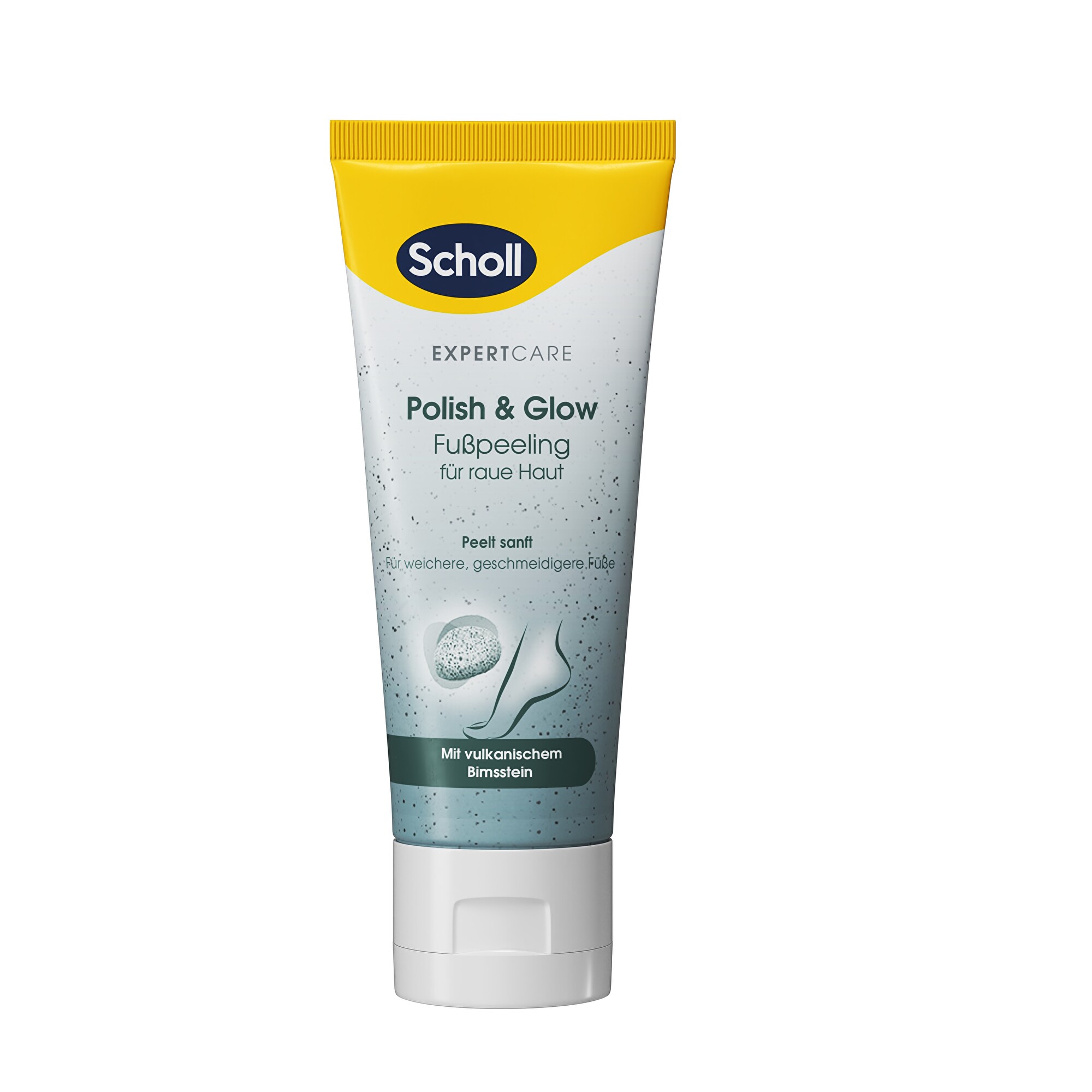 Scholl Peeling na chodidlá Polish & Glow Foot Scrub 75 ml