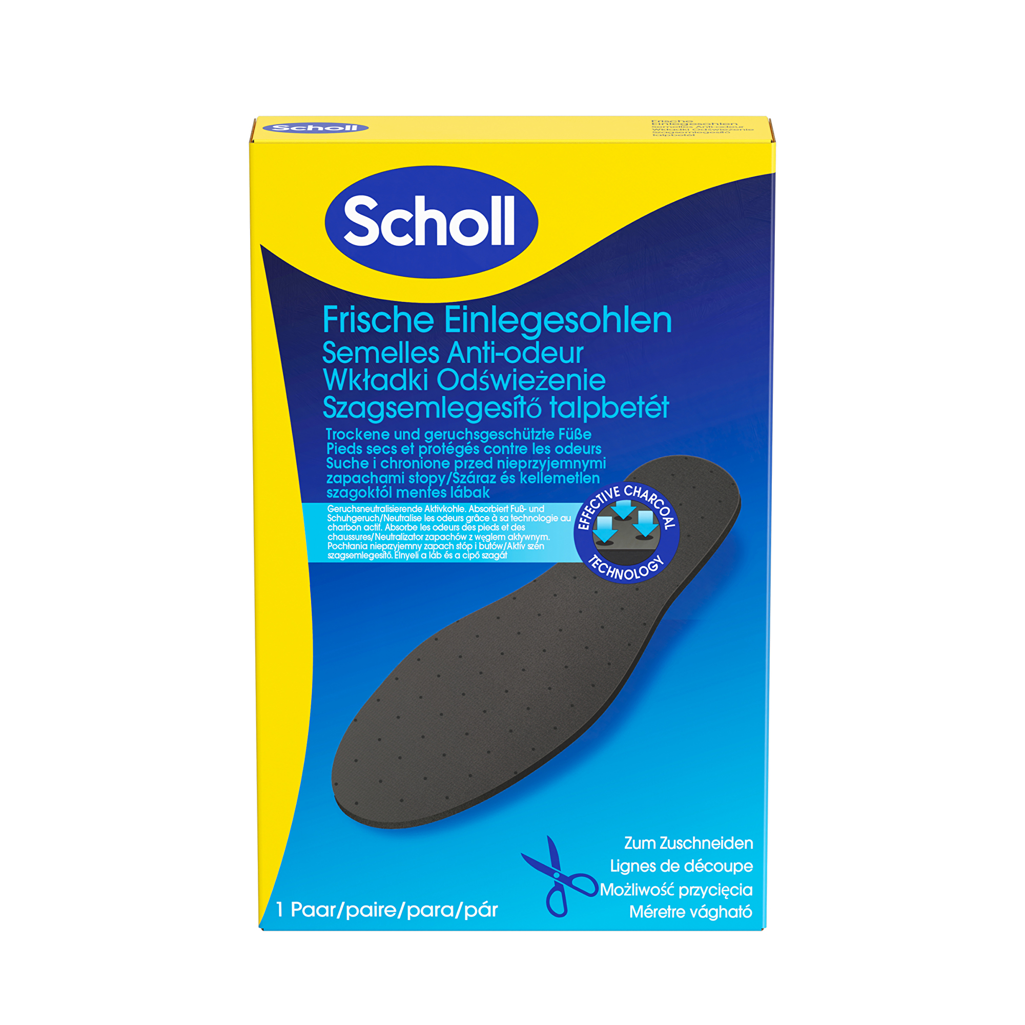 Scholl Vložky do bot proti zápachu Odour Buster 1 pár