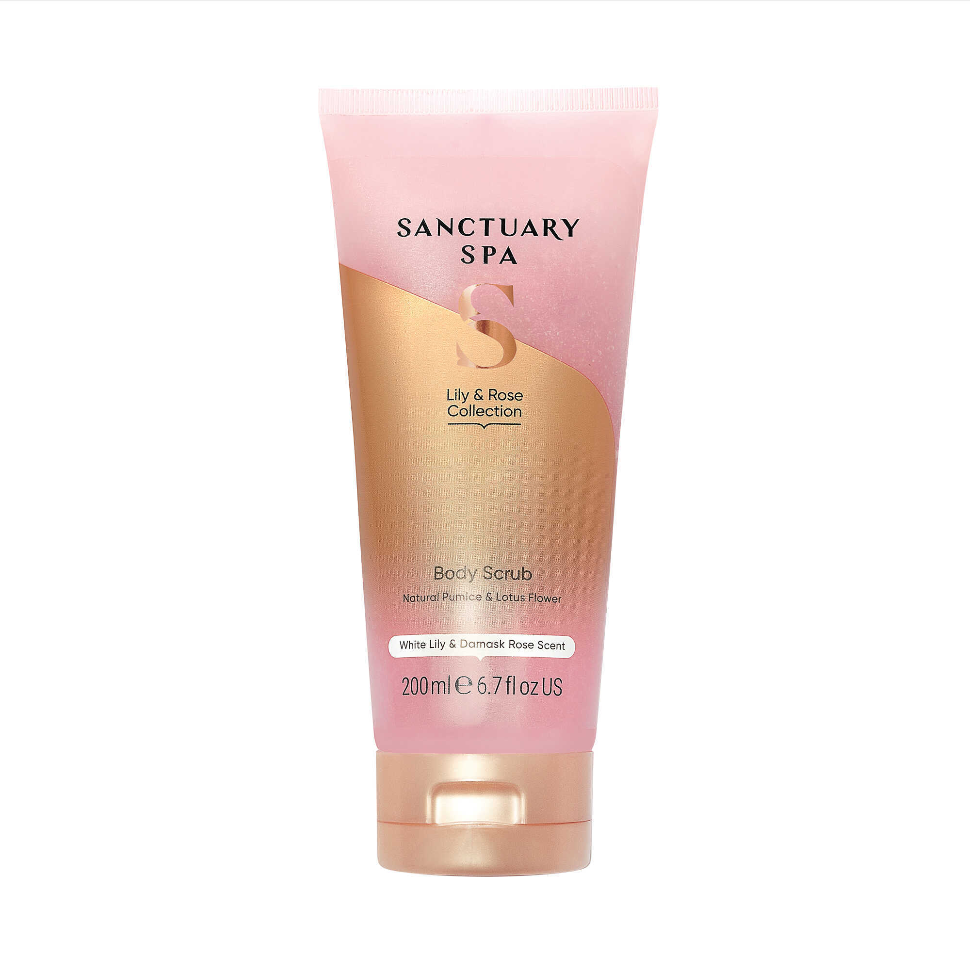 Sanctuary Spa Tělový peeling Lilie a růže Body Scrub 200 ml