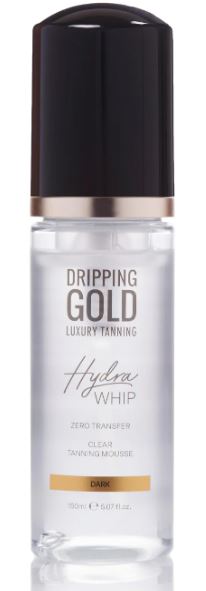 Levně Dripping Gold Průhledná samoopalovací pěna Dark (Self-tanning Foam) 150 ml