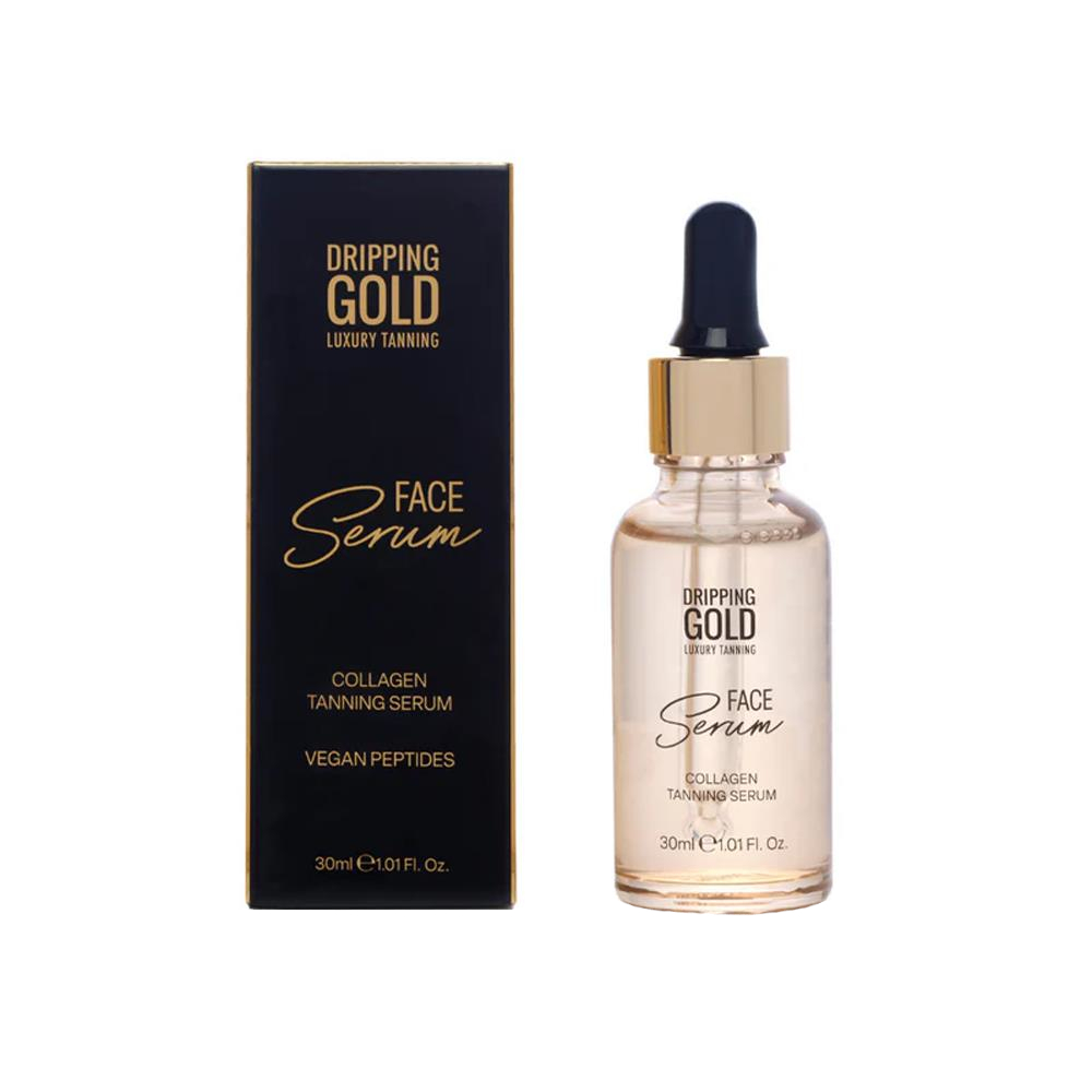 Dripping Gold Samoopalovací sérum s kolagenem (Collagen Tanning Face Serum) 30 ml