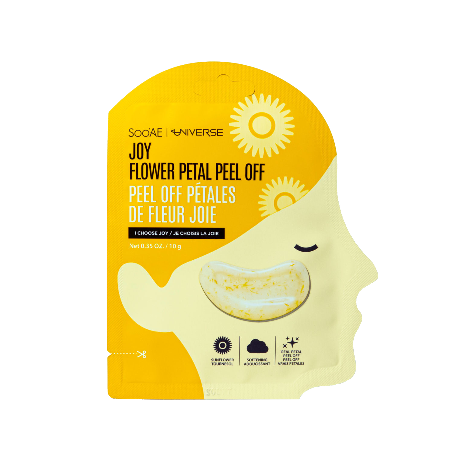 SOO`AE Květinová slupovací maska Universe (Joy Flower Petal Peel Off) 10 g