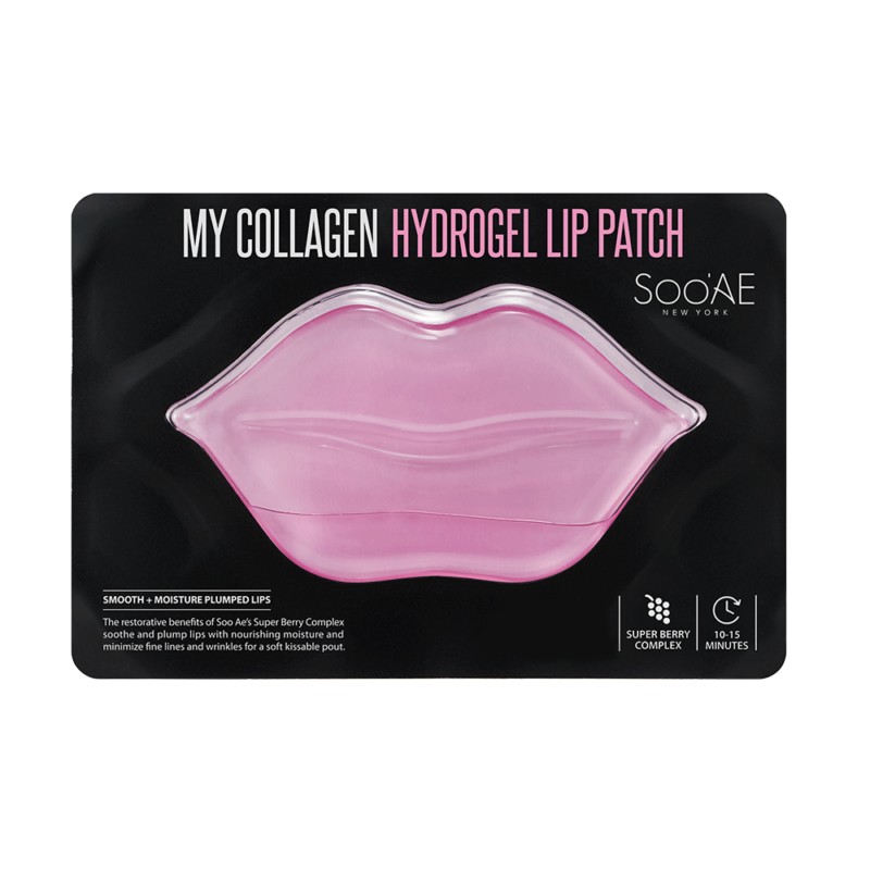 SOO`AE Pečující maska na rty My Collagen (Hydrogel Lip Patch) 10 g