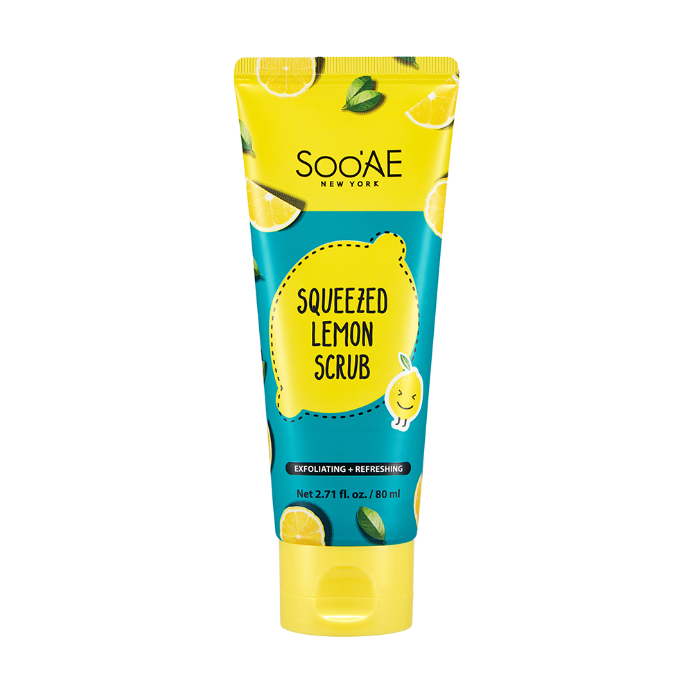 SOO`AE Pleťový peeling pro mastnou a smíšenou pleť Squeezed Lemon (Scrub) 80 ml
