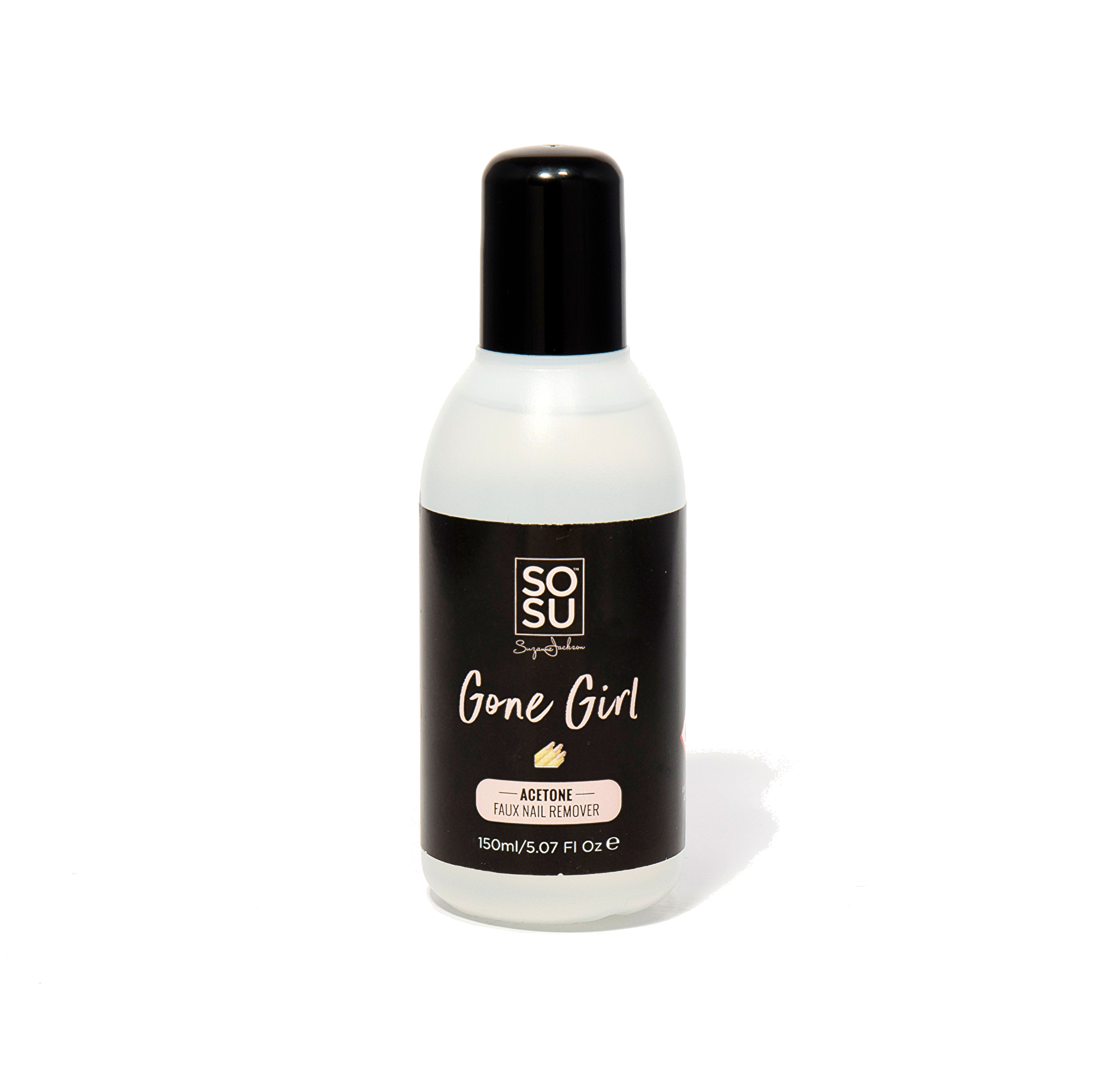 SOSU Cosmetics Acetonový odstraňovač umělých nehtů Gone Girl (Faux Nail Remover) 150 ml