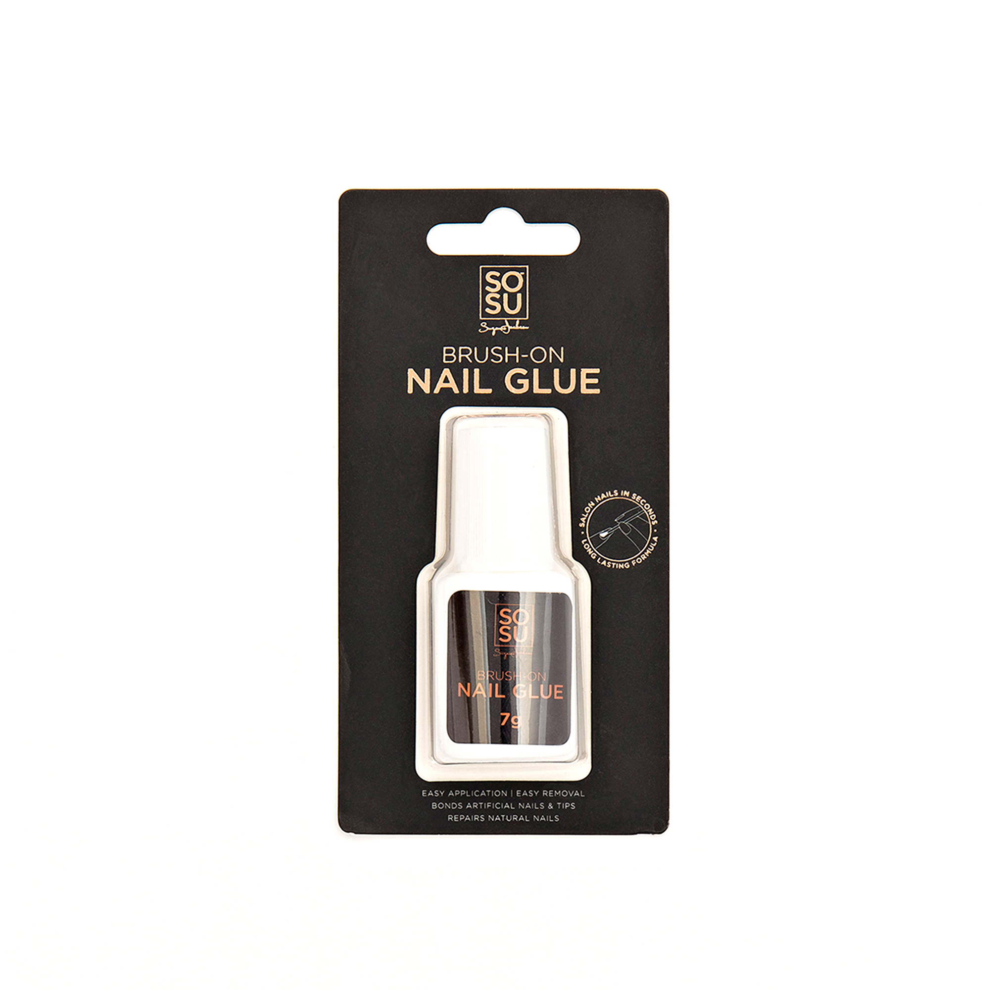 SOSU Cosmetics Lepidlo na umělé nehty Brush-On (Nail Glue) 7 g