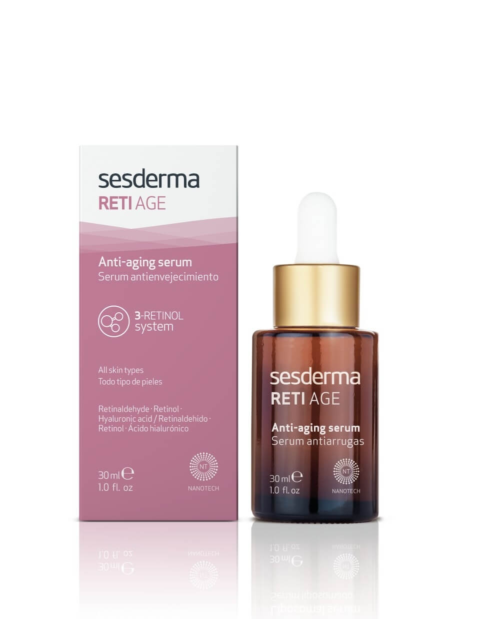 Zobrazit detail výrobku Sesderma Lipozomální sérum proti stárnutí pleti s liftingovým efektem Reti Age (Anti-Aging Serum) 30 ml