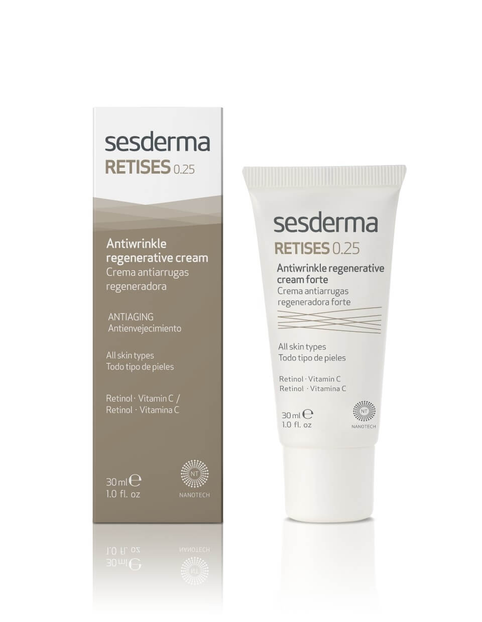 Zobrazit detail výrobku Sesderma Obnovující krém s retinolem a vitaminem C Retises (Antiwrinkle Regenerative Cream) 30 ml
