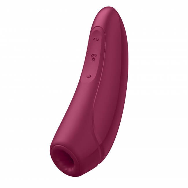 Levně Satisfyer Vibrátor na stimulaci klitorisu Curvy 1+ červený