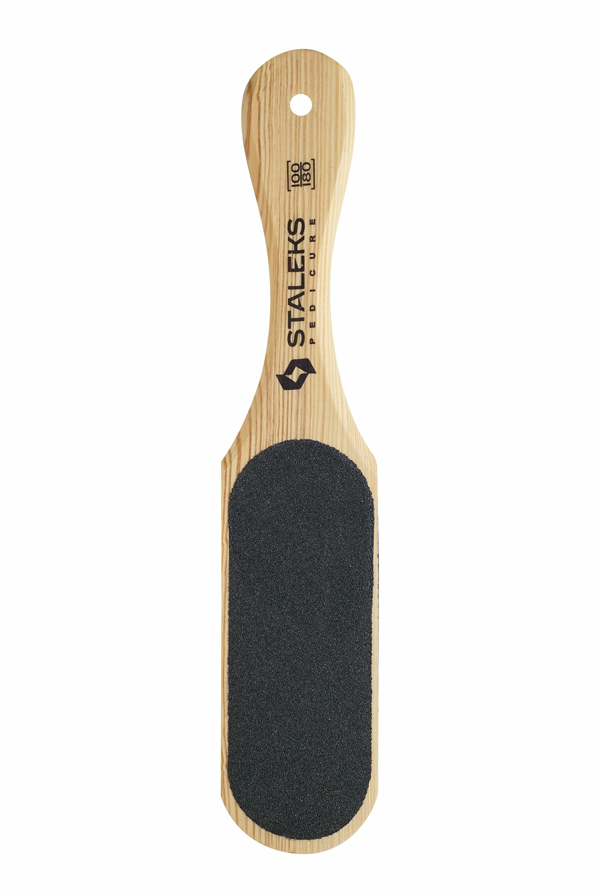Levně STALEKS Dřevěný pilník na chodidla 100/180 (Wooden Pedicure Foot File)
