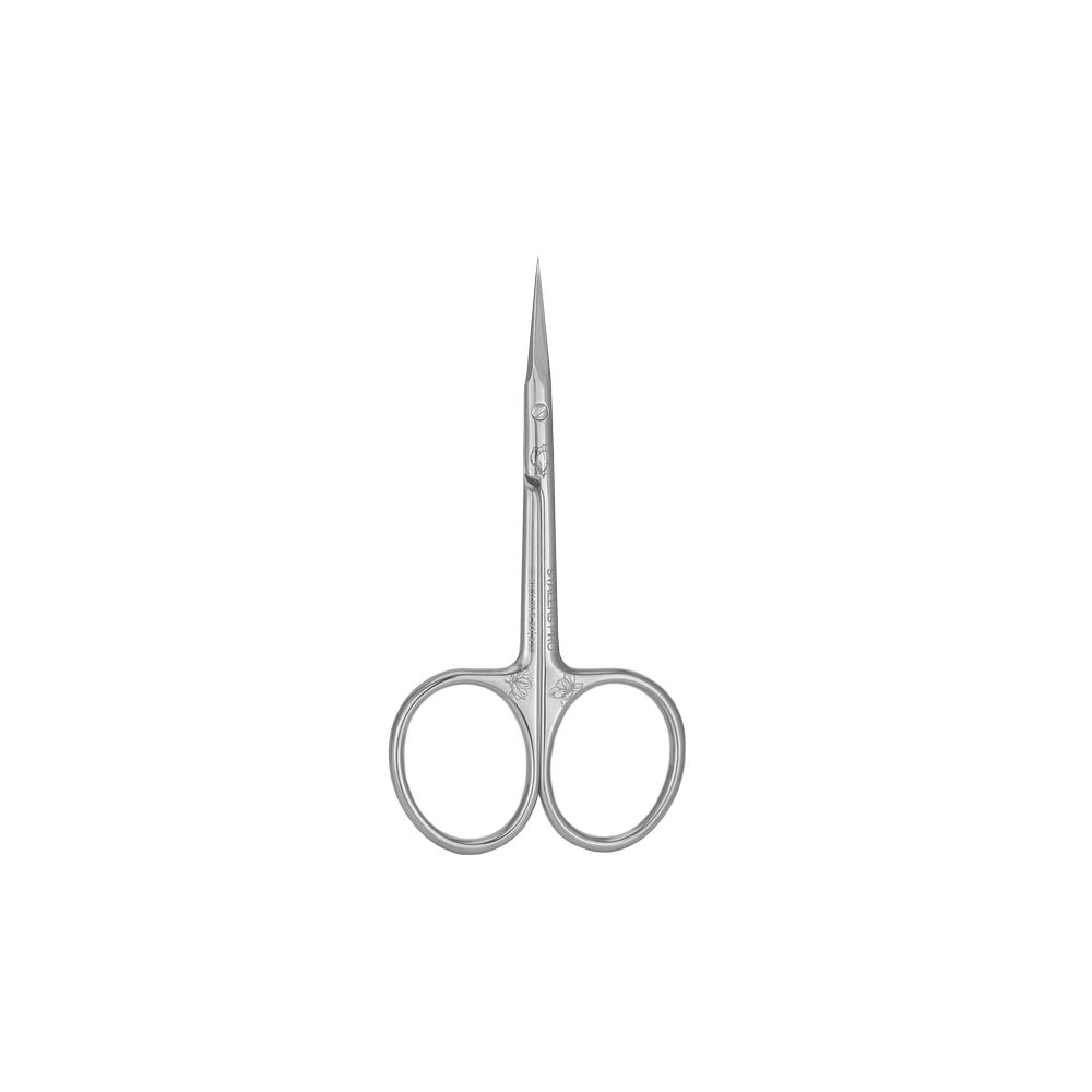 Levně STALEKS Nůžky na nehtovou kůžičku se zahnutou špičkou Exclusive 21 Type 2 Magnolia (Professional Cuticle Scissors with Hook)