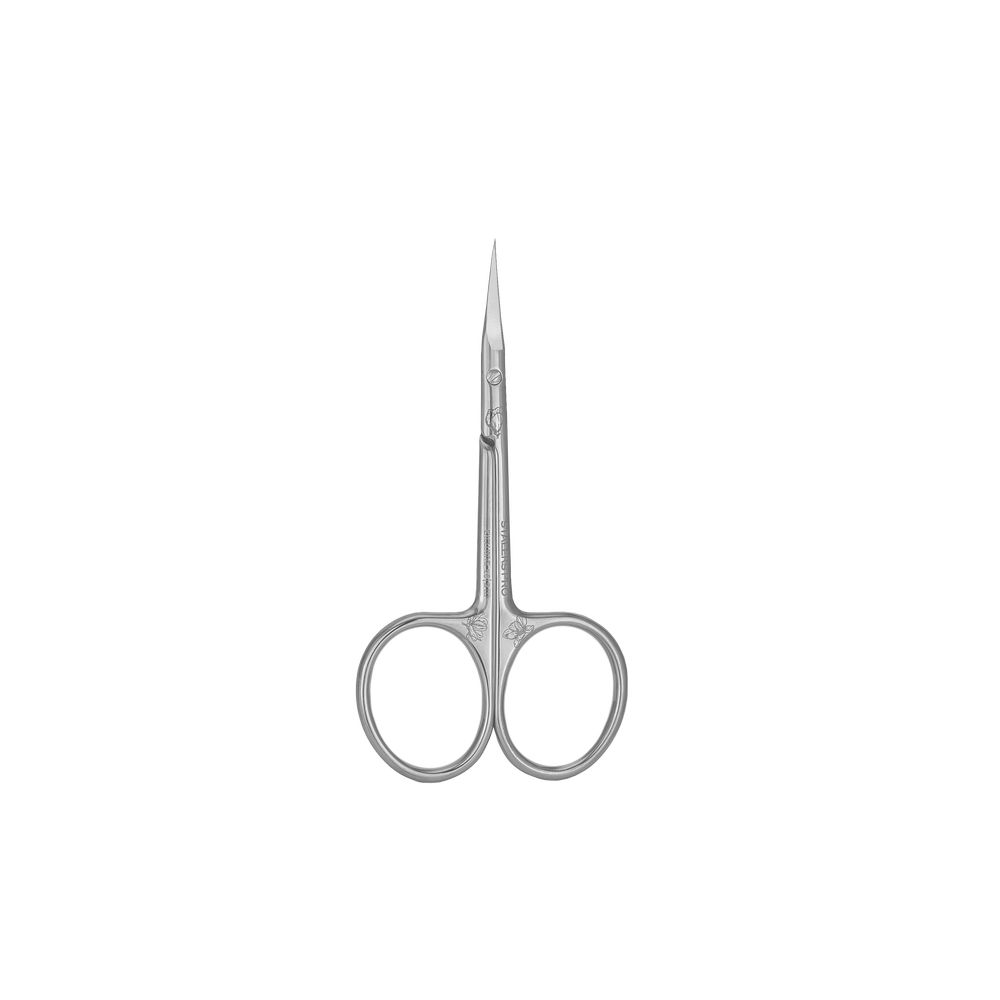 Levně STALEKS Nůžky na nehtovou kůžičku se zahnutou špičkou Exclusive 23 Type 2 Magnolia (Professional Cuticle Scissors with Hook)