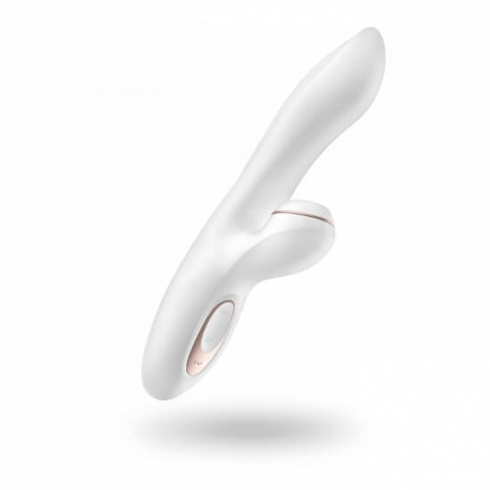 Fotografie Satisfyer Pro G-Spot Rabbit bílo-zlato-růžový