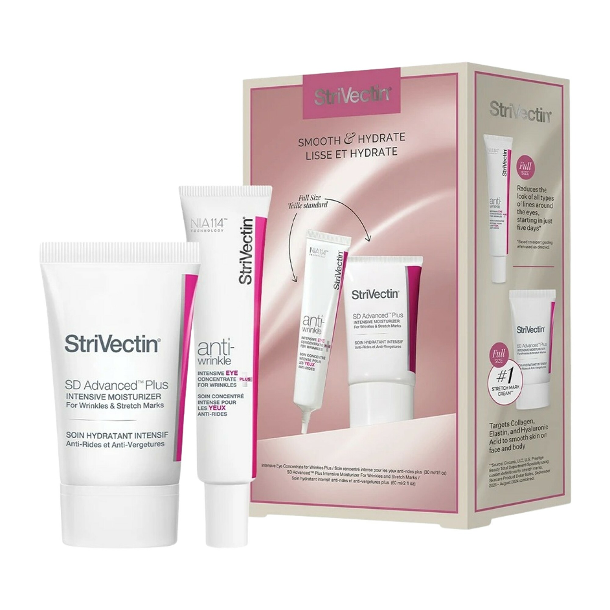 StriVectin Darčeková sada vyhladzujúca a hydratačná pleťová starostlivosť Smooth and Hydrate