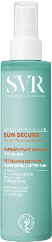 SVR Osvěžující a zklidňující sprej po opalování Sun Secure (Moisturising After-Sun Spray) 200 ml