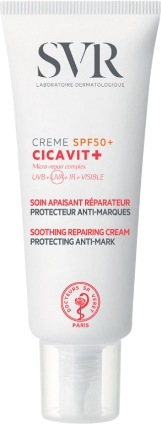 SVR Regenerační a ochranný krém SPF 50 + Cicavit+ (Soothing Repairing Cream) 40 ml