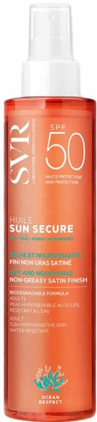 SVR Vyživující suchý olej SPF 50 Sun Secure (Dry Oil) 200 ml