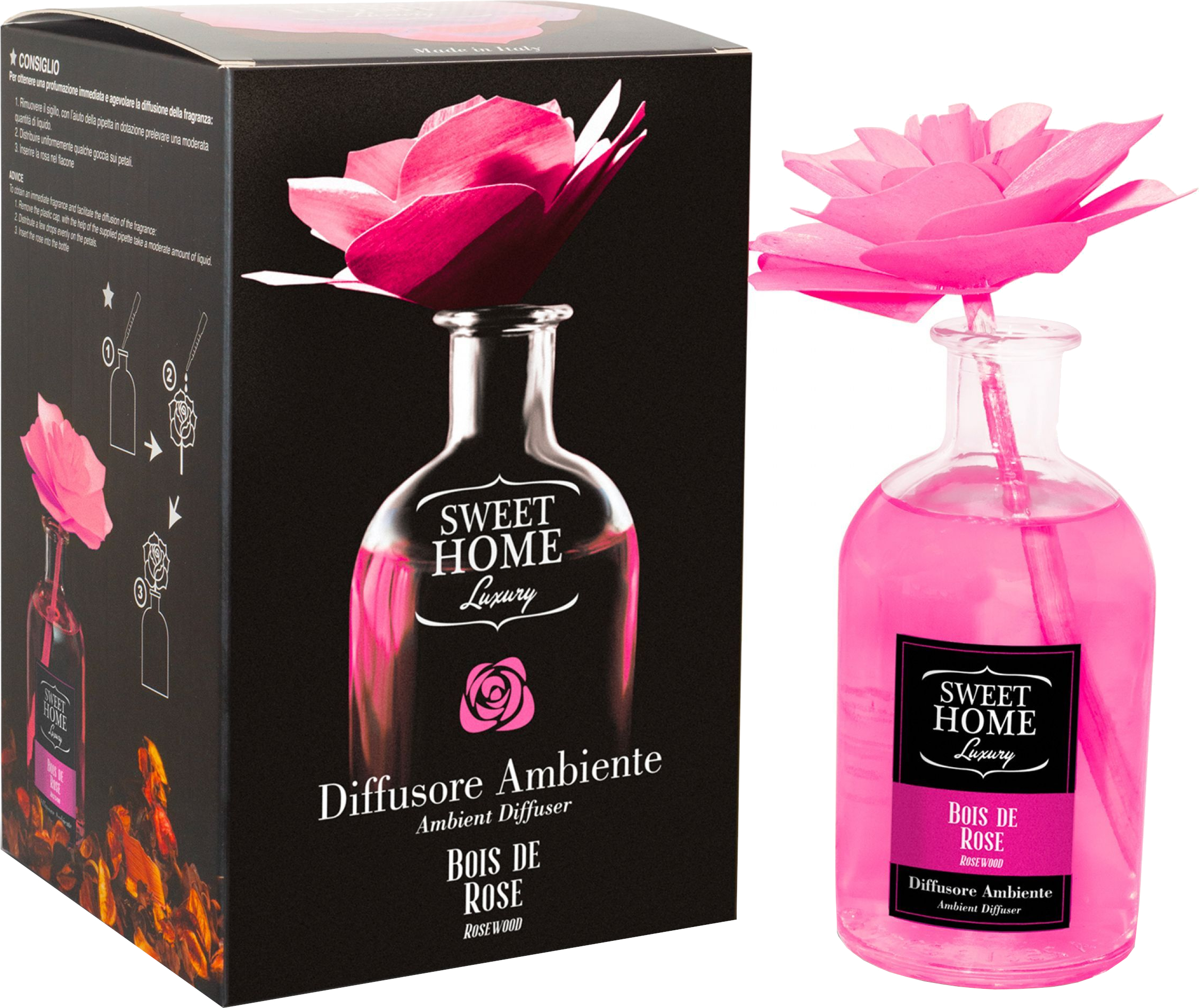 Sweet Home Collection Aróma difuzér Rosewood 250 ml