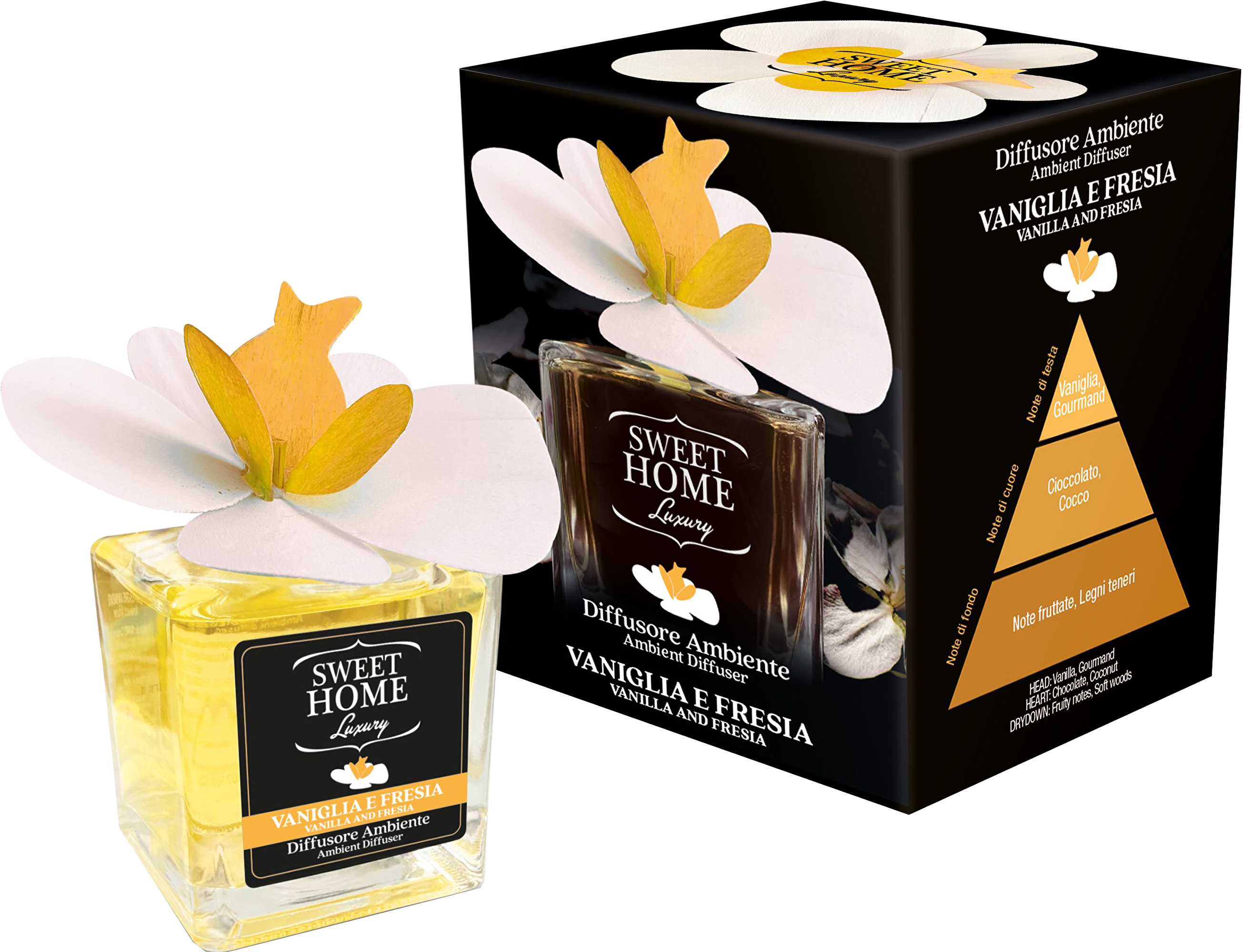 Sweet Home Collection Aróma difuzér Vanilla and Fresia 150 ml