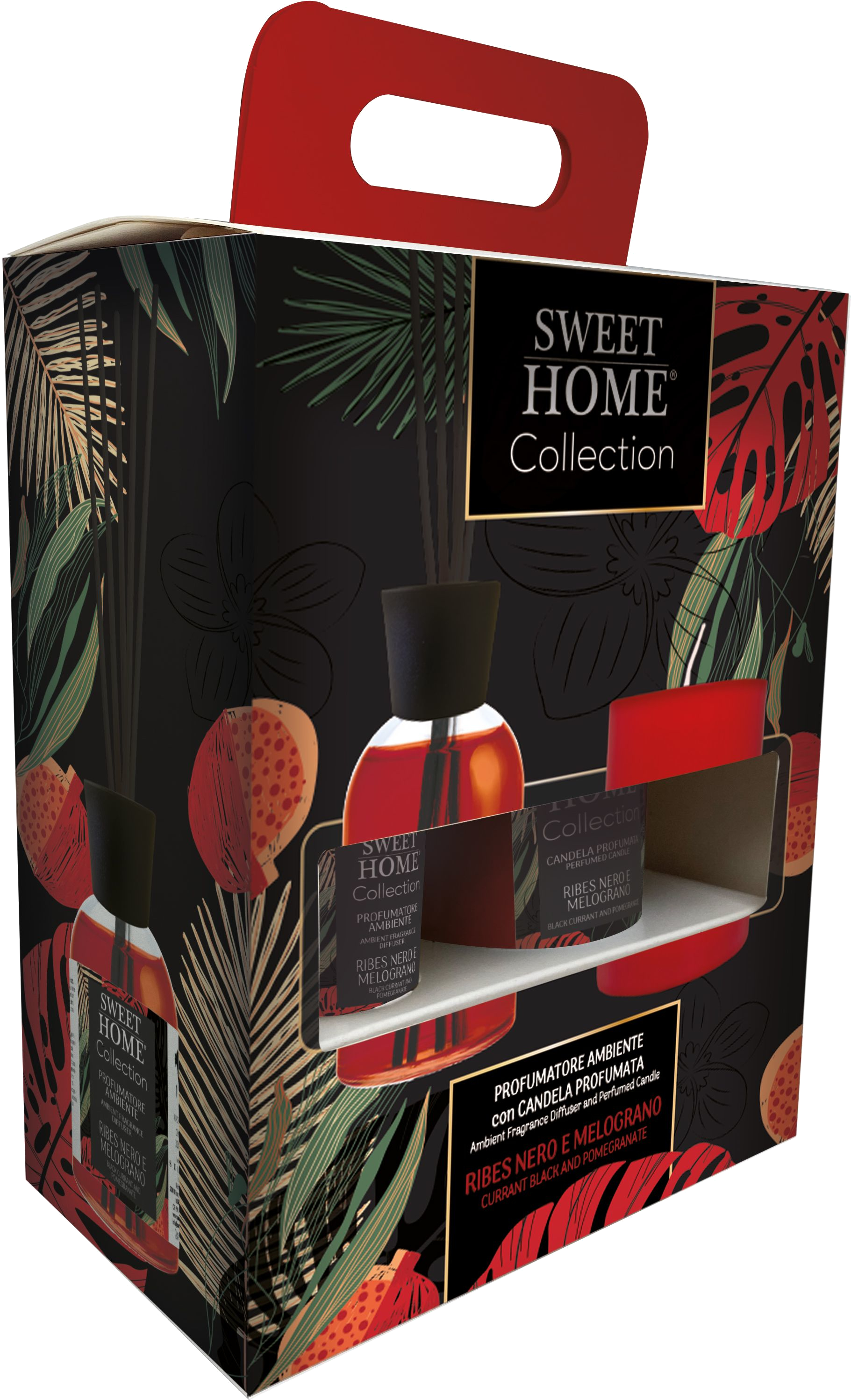 Sweet Home Collection Darčeková sada Currant Black and Pomegranate