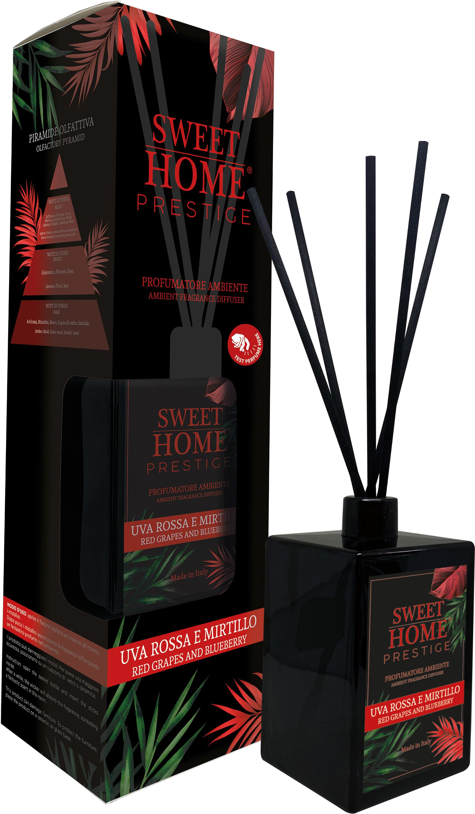 Sweet Home Collection Aróma difuzér Red Grapes and Blueberry 500 ml