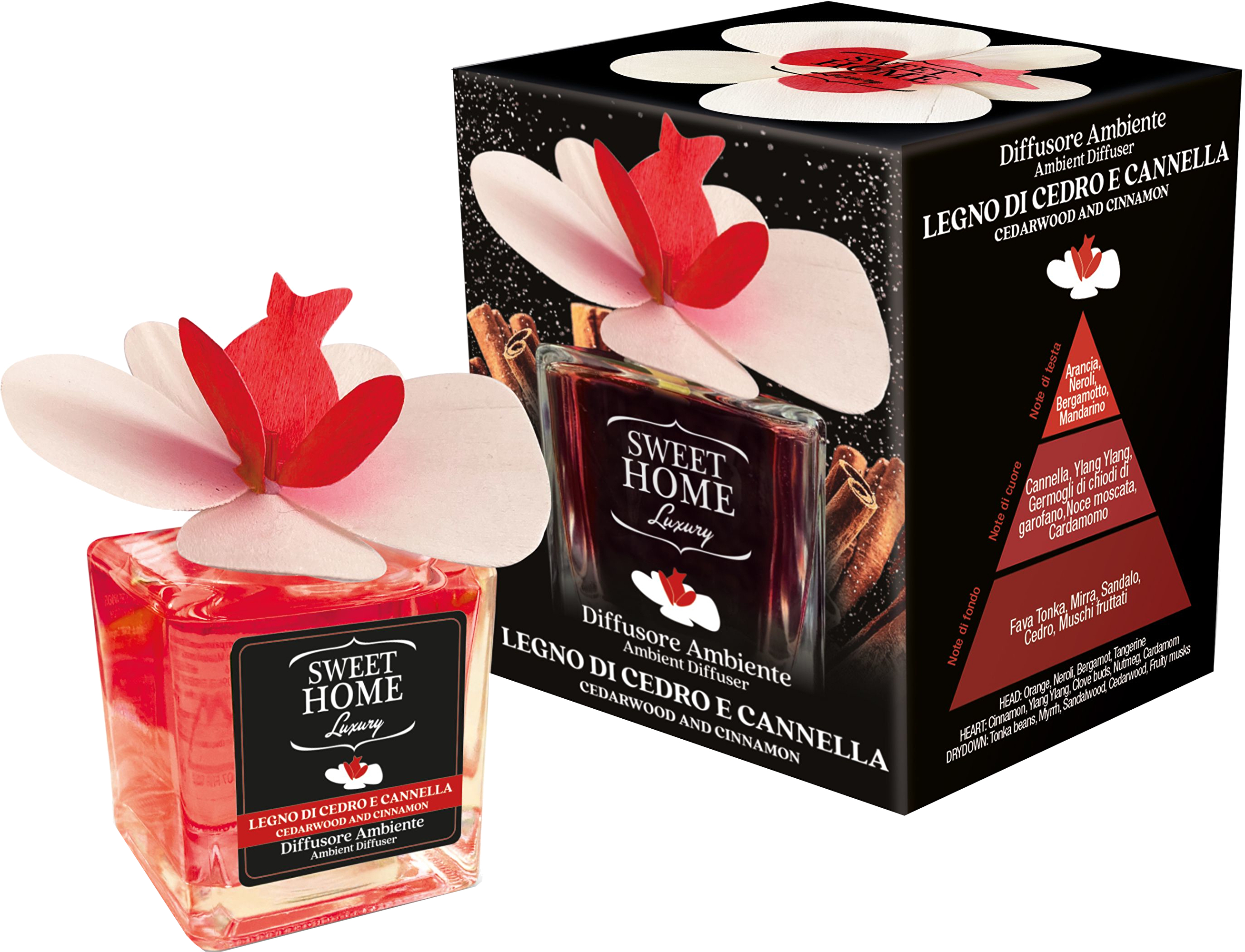 Sweet Home Collection Aroma difuzér Cedarwood and Cinnamon 150 ml