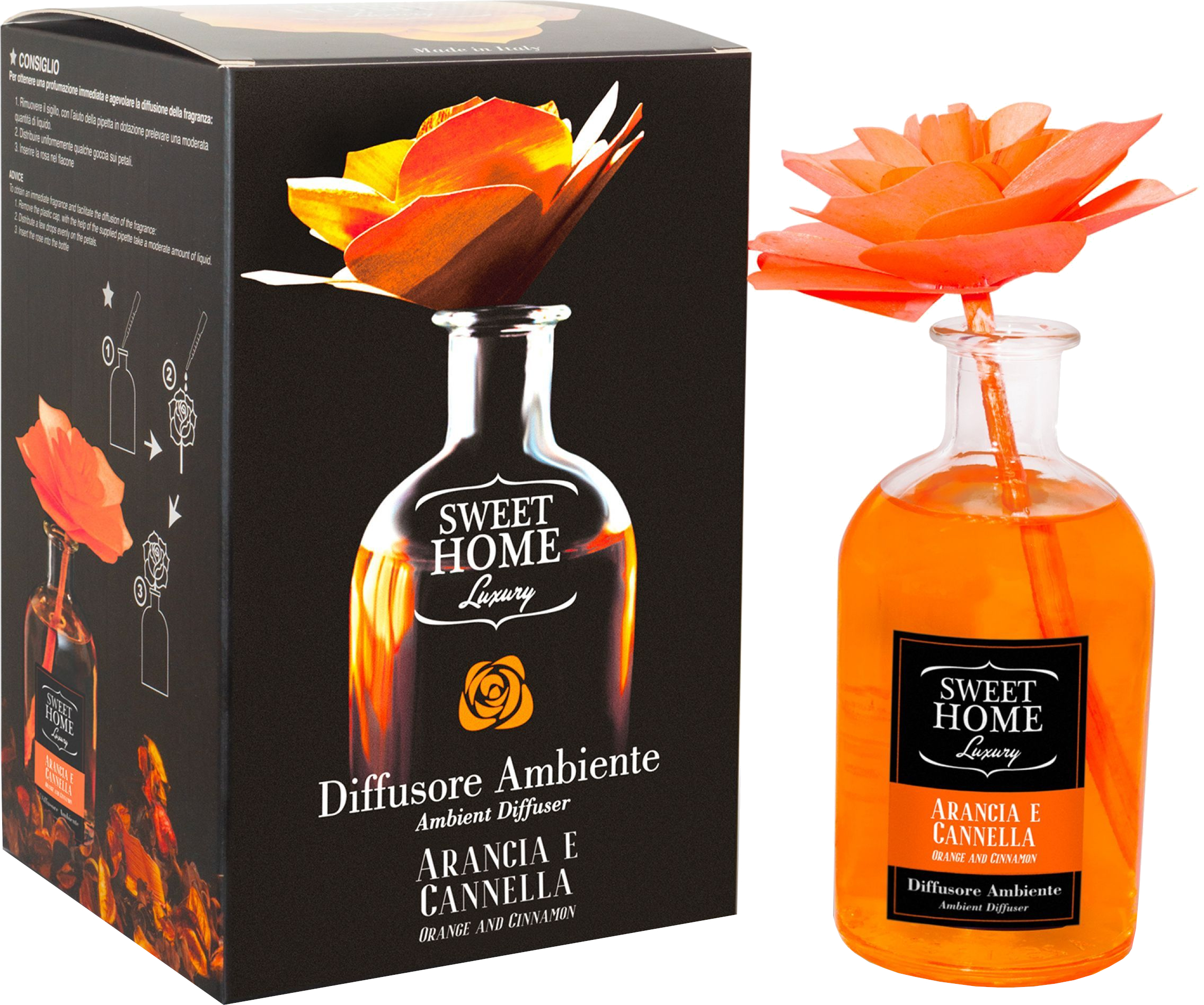 Sweet Home Collection Aróma difuzér Orange and Cinnamon 250 ml