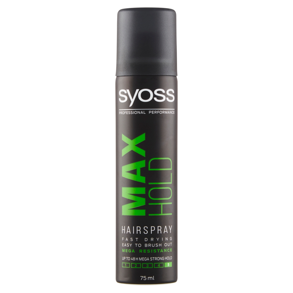 Syoss Lak na vlasy pro mega silnou fixaci Max Hold 5 (Hairspray) 75 ml
