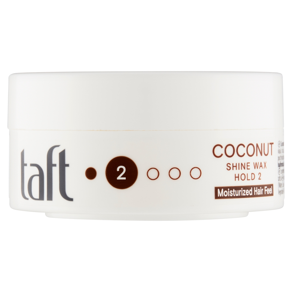 Taft Kokosový vosk pro lesklé vlasy (Shine Wax) 75 ml