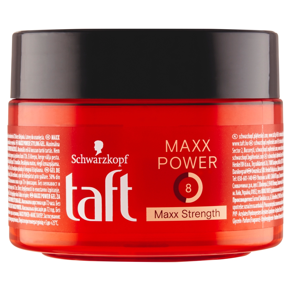 Taft Stylingový gel extrémně tužící Maxx Power 250 ml